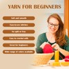 10×50g Beginners Yarn Kit for Crocheting and Knitting,Cotton Nylon Blend