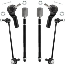 Unbranded Front Sway Bar Links Inner Outer Tie Rods for 1995-02 Lincoln Continental EV318