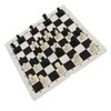 Chess Checkers Set 13.8in Board 2 in 1 Anti Slip