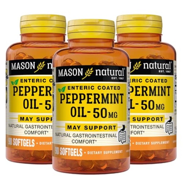 MASON NATURAL MASON NATURAL Peppermint Oil 50 mg Enteric Coated