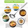 Evanda Stainless Steel Silver Soup Ladle, Serving Spoon, for Restaurant