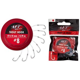 Magic Trout Silver 4 Trout Hook Diameter 0.22 mm 200 cm Pack of 7