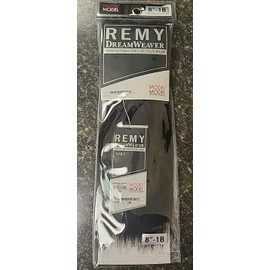 Model Model DreamWeaver Yaky 100% 8" Human Hair- Color 1B (Black)