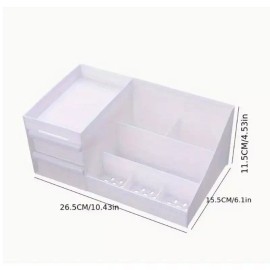 None and/or Unknown Countertop Organizer Desk Vanity Makeup Perfume Gift Clutter Storage White