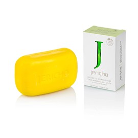 THE ORIGINAL Dead Sea Sulfur Soap Bar by Jericho - Natural Face and Body Treatment Soap with Sulphur and Minerals from the Dead Sea