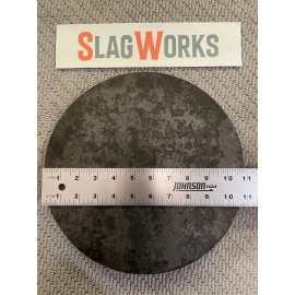 SlagWorks 11 inch disc 1 inch thick steel plate 1”x11” disc A36 Hot Roll Flat