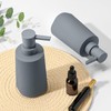 zuxzmj Gray 2 Pack Hand Soap Dispensers with No Rust