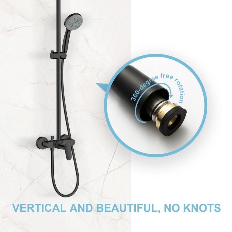 OFFO Shower Hose 2.5m, PVC Universal Smooth Shower Pipe with