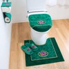 OKA Chenille Rose Paper Holder Cover Green with Spare Holder