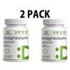 Deal Supplement 2 PACK, Magnesium Glycinate 500mg, 240 Veggie Capsules,
