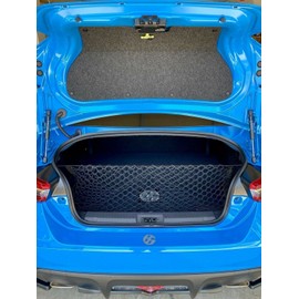 EACCESSORIES EA Rear Trunk Organizer Cargo Net for Toyota 86 Scion FRS Subaru BRZ 2013-2023 – Envelope Cargo Net for Sedan - Premium Mesh Car Trunk Organizer - Compatible with 86 FRS Subaru BRZ