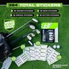 Golf Impact Tape - 384 Stickers - 4 Club Strike