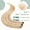 Rich Choices Clip-In Real Hair Extensions, 8 Pieces, 20 cm,