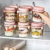 LANDNEOO 6 Pack Overnight Oats Containers with Lids and Spoons,