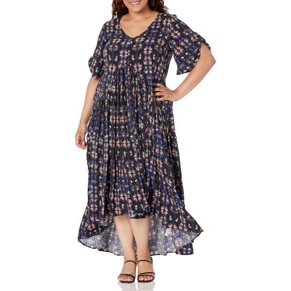 Avenue Plus Size Dress PRT VAL, in Butterfly Pair, Size,