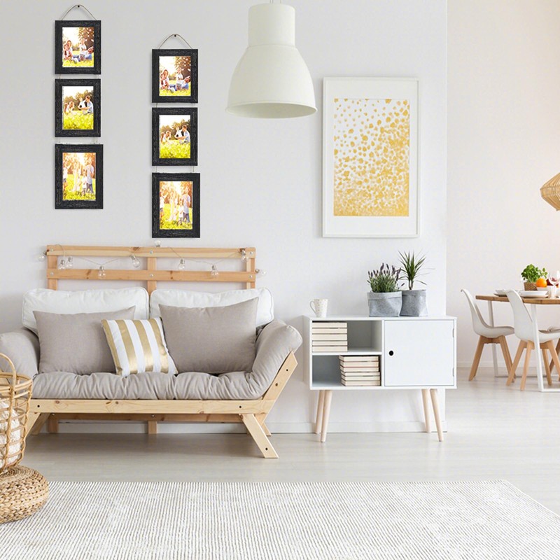 VMUZEDER 5x7 Wall Hanging Picture Frames Collage with 3 Opening