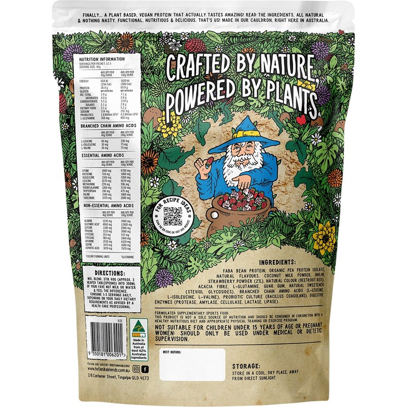 Botanika Blends Plant Protein Strawberries & Cream 500g