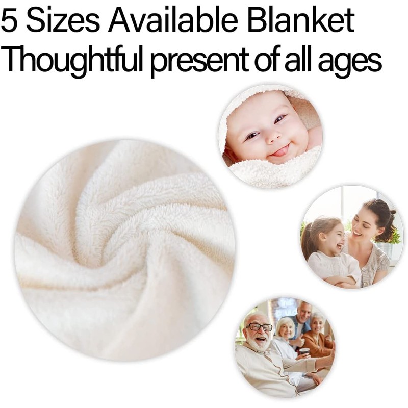 Feelyou Beautiful Scene Plush Throw Blanket Throw 50"x60" Boho Flannel