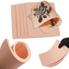 Tattoo Practice Skin 3mm Fake Skin 6pcs 19x14cm Double Sided
