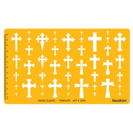 Liquidraw Jewellery Design Templates Stencil, Jewellery Making Template Stencils - Crosses