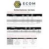 Ecom Fasteners M24 x 100mm Hex Cap Screw Metric Class