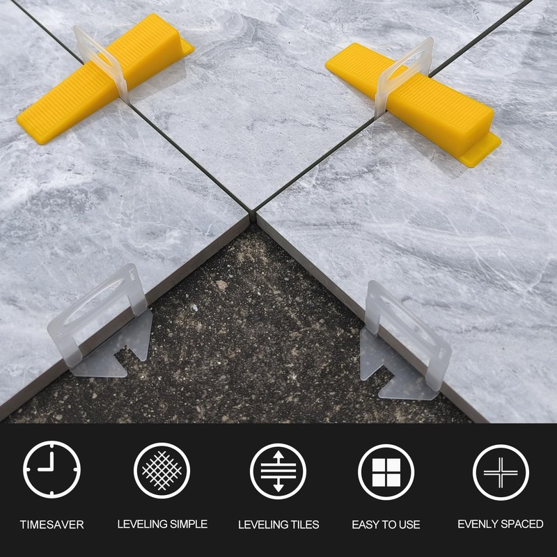 Tile Leveling System Clips 1/16" Tile Leveler Clips 1/16 tile