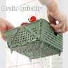 1Pc Extendable Collapsible Colander Lightweight Useful Sink Drainage Basket Convenient