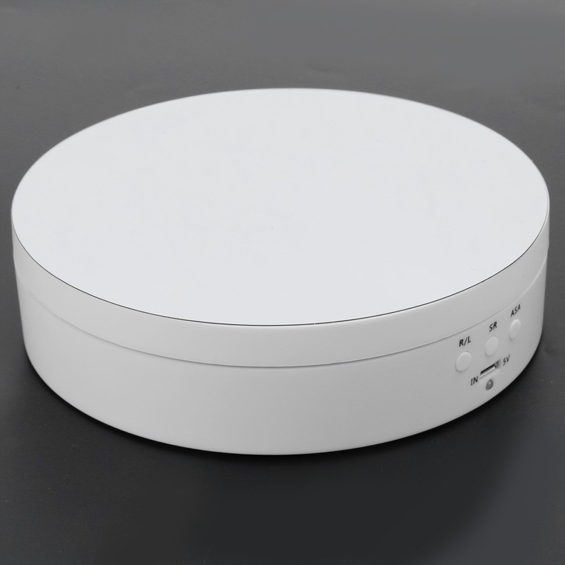 3 Speeds Electric Rotating Display Stand 360 Degree Turntable Jewelry