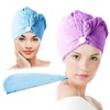 Microfiber Drying Hair Towel Twist and Dry Towel - Pink