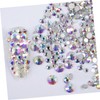 OHPHCALL Shiny 1440pcs Nail Gems Charms Rhinestones Ab Crystal Flat
