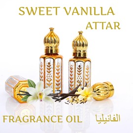 Equivalence Equivalence Vanilla ????????? Fragrance Oil Roll-on Perfume, Attar Bottle Deluxe 10ml -Alcohol Free (0.34 Fl Oz (Pack of 1), SWEET VANILLA)