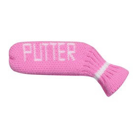 Pink Golf Blade Putter Cover,1 Piece in Pack, Double Layers knit, Fits Blade Putters Cute and Soft Acrylic Fabric