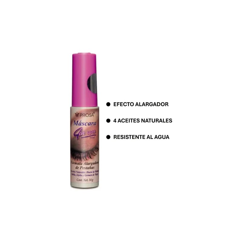 2 Rimel Mascara Pestaña Clasica 4 En 1 Prosa -