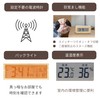 ADESSO T-01 Alarm Clock, Radio, Digital, Bamboo Radio Clock, Backlight,