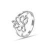 LeCalla 925 Sterling Silver Lotus Flower Rings for Women Hypoallergenic