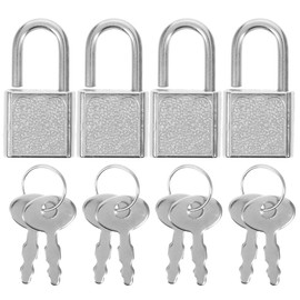 Vaguelly 5 Sets Treasure Chest Lock Mini Locks with Keys Padlock Notebook Keys Small Toys Antique