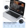 YANBORONSN MINI Computer Speaker for Desktop,6W 3.5MM Small PC Speaker,MINI
