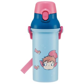 Skater PSB5SANAG-A Ponyo Sister Water Bottle, Studio Ghibli, 16.9 fl oz (480 ml), For Kids, Antibacterial, Plastic, Kid-Friendly, Lightweight, Made in Japan