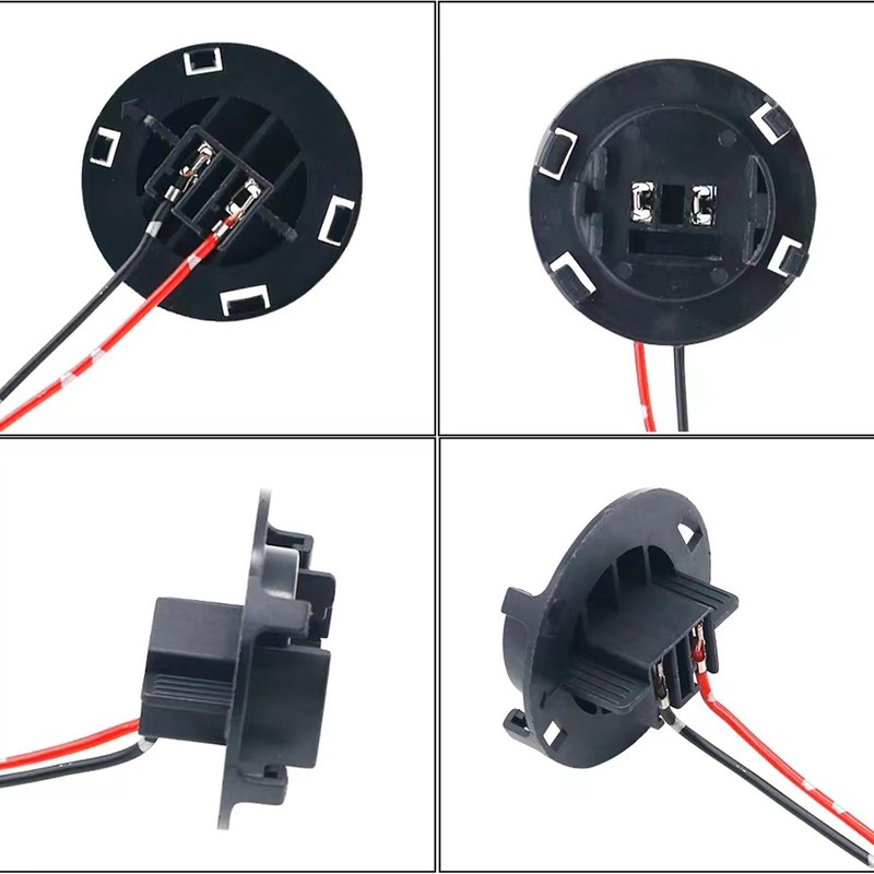 TOPKU One Pair OE-Spec H7 Bulb Socket Retainer Holder Adapters