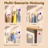 Aartner Pack of 4 Hooks with Suction Cup, Colourful Suction