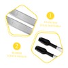 KONTONTY 2pcs Fine Tip Tweezers Stainless Steel Stamp Tweezers Rounded