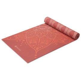 Gaiam tapete de yoga prmium, estampado, extra grueso y antideslizante, de 1564 pulgadas, para todo tipo de yoga, de pilates y de ejercicios en el...  