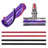 Wjelet 4Pcs Soft Plush Strips Replacement for Dyson roller brush