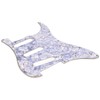 Guitar Pickguard Replacement Aluminum Foil Shielding PVC Scratch Protection Guitar