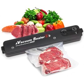Food Saver Vacuum Sealer Machine, Automatic Air Sealing Fast-Campact Food Mini Vacuum Sealer For Food Storage, Build In Cutter Storage