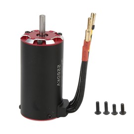 V2 Supersonic 3670 2260KV RC Brushless Motor 4 Pole with Temperature Sensor Interface for 1/8 1/10 RC Car