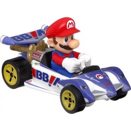Hot Wheels Mario Kart Vehículo de Juguete Mario Circuito Especial para niños de 3 años en adelante