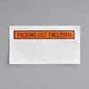 Polyethylene Packing List Envelopes, 5.5 x 10 Inches, 2 Mil