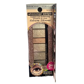 Physicians Formula Shimmer Strips Extreme Shimmer Shadow & Liner, 6407 Nude Eyes