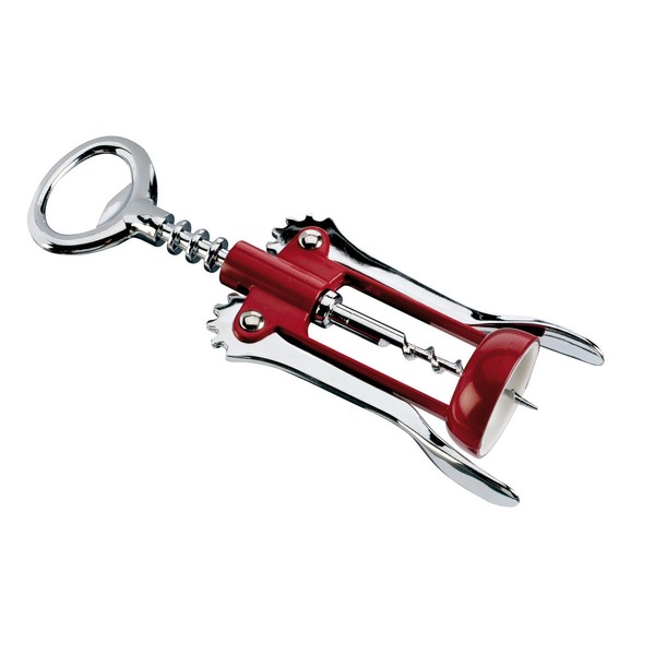 Tescoma 420244.20 Chrome, Red Crown Bottle Opener – Chrome, Red,